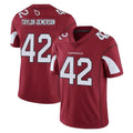 A.Cardinals #42 Dadrion Taylor-Demerson Player Cardinal Vapor Limited Home Game  Ndoa Stitched Jerseys