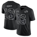 Ndoa D.Lions #16 Jared Goff Player Black Limited 2026 Salute to Service Home Game Stitched Jerseys