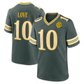 GB.Packers #10 Jordan Love Player Green 2026 Rivalries Collection Home Game Edoa Stitched Jerseys