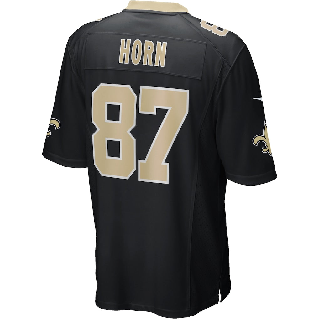 Ndoa NO.Saints #87 Joe Horn Black Game Retired Player Jersey