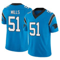 C.Panthers #51 Sam Mills Player Blue Vapor F.U.S.E. Limited Home Game Ndoa Stitched Jerseys