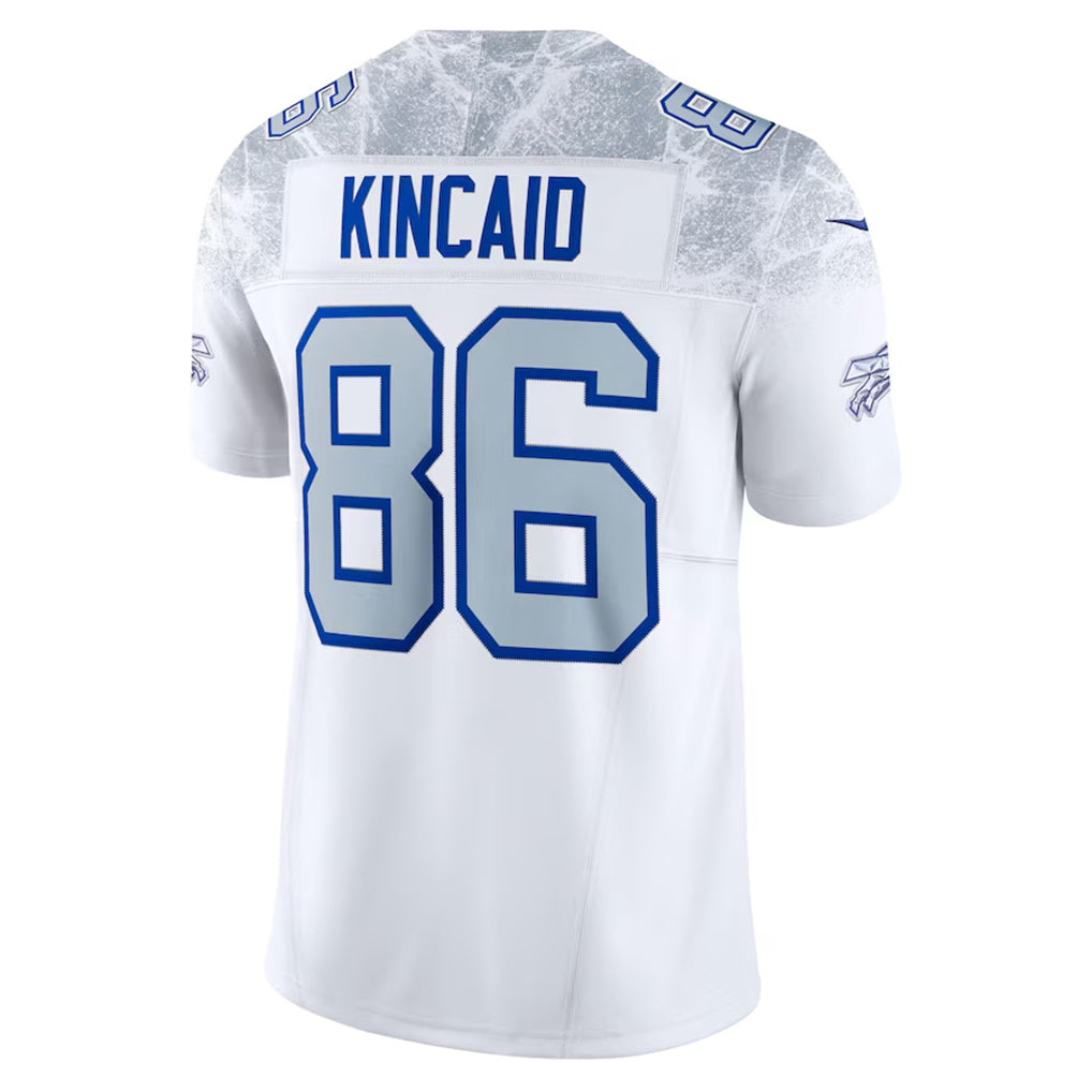 B.Bills #86 Dalton Kincaid Player White Rivalries Collection Vapor Limited Ndoa Stitched Jerseys