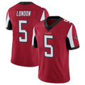 A.Falcons #5 Drake London Player Red Color Vapor Untouchable Limited Home Game Ndoa Stitched Jerseys