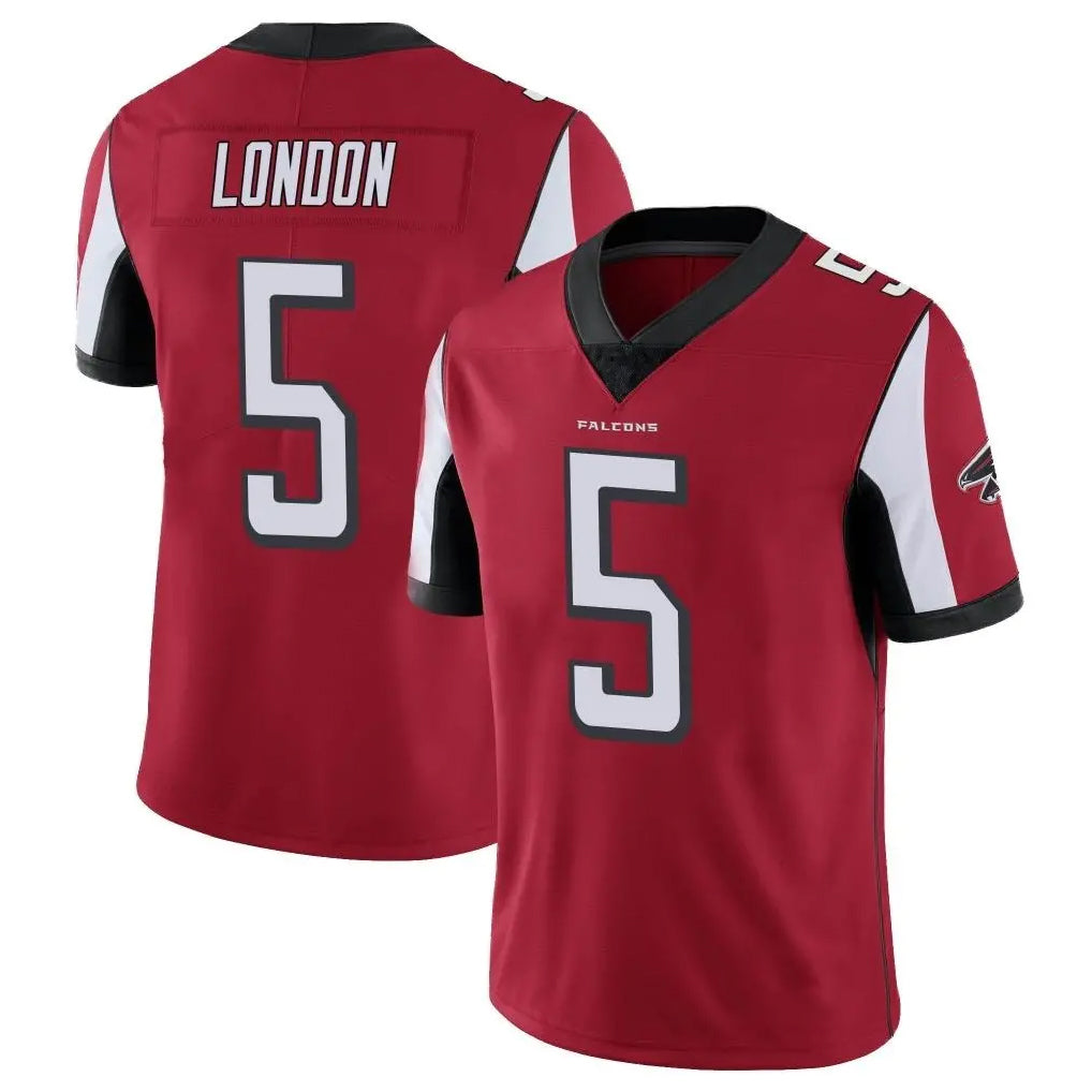 A.Falcons #5 Drake London Player Red Color Vapor Untouchable Limited Home Game Ndoa Stitched Jerseys