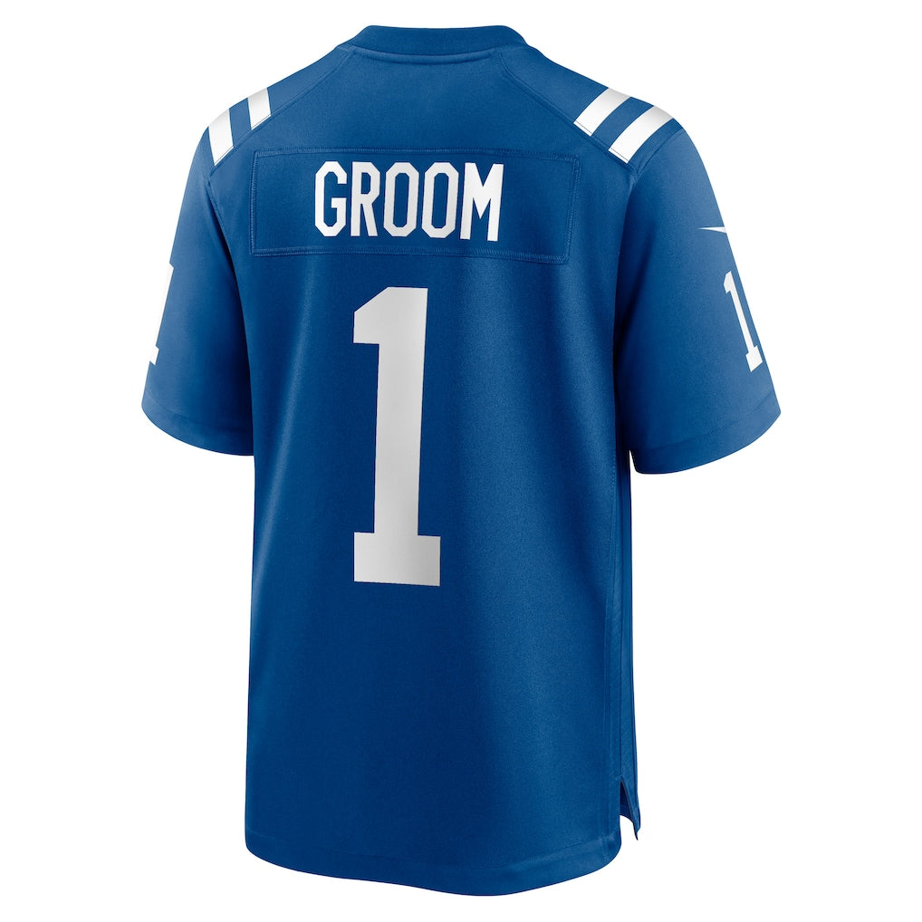 Ndoa IN.Colts #1 Groom Royal Game Jersey