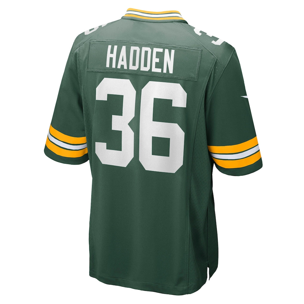 Ndoa GB.Packers #36 Kamal Hadden Green Team Game Jersey
