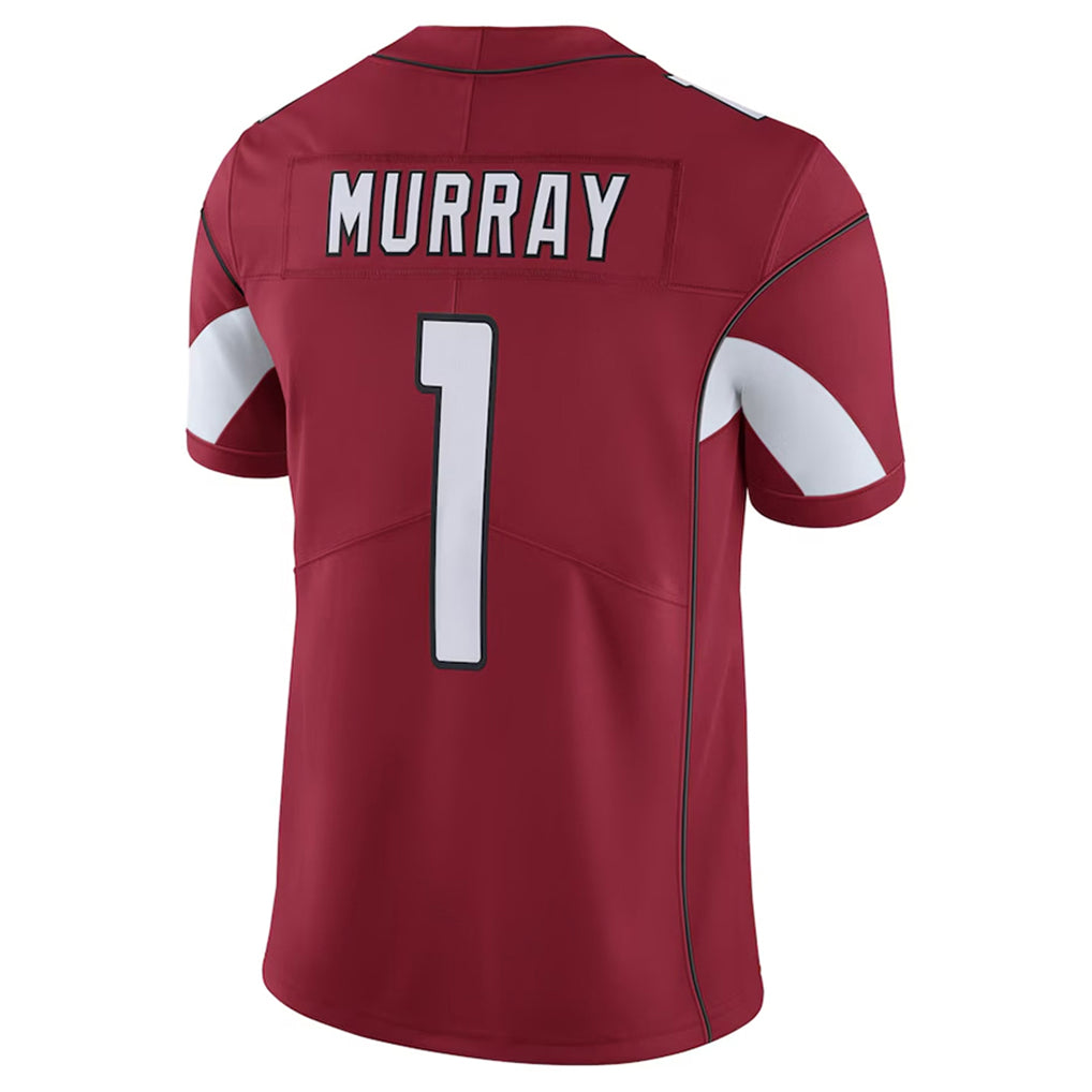 A.Cardinals #1 Kyler Murray Player Cardinal Vapor Limited Home Game  Ndoa Stitched Jerseys