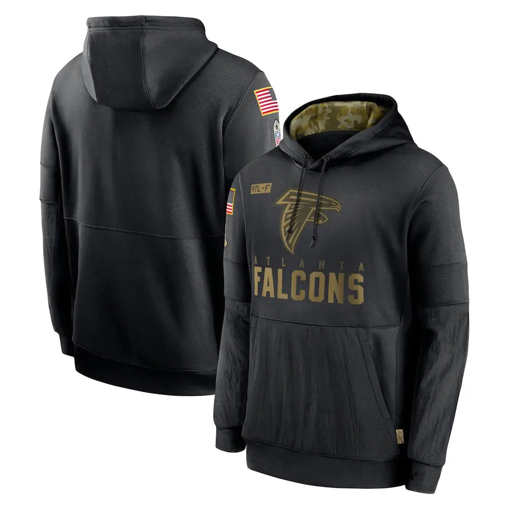 A.Falcons ## Falcons Blank Player Black Salute to Service Fleece Hoodie Ndoa Stitched Jerseys