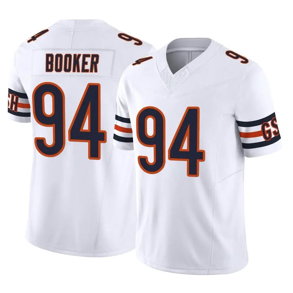 C.Bears #94 Austin Booker Player White Vapor F.U.S.E. Limited Home Game Ndoa Stitched Jerseys