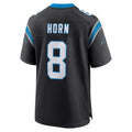 C.Panthers #8 Jaycee Horn Player Black Home Game Ndoa Stitched Jerseys