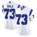 LA.Rams #73 Steve Avila Player White Limited Fearsome Vapor F.U.S.E. Home Game Ndoa Stitched Jerseys