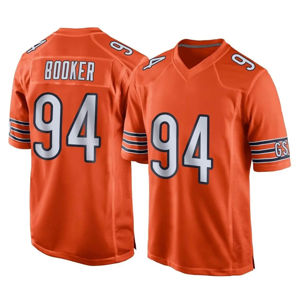 C.Bears #94 Austin Booker Player Orange Home Game Ndoa Stitched Jerseys