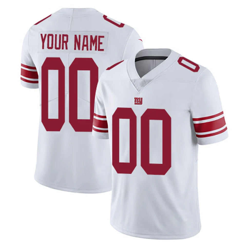 Custom NY.Giants White Limited Vapor Untouchable Home Game Any Name & Numbers Ndoa Stitched Jerseys