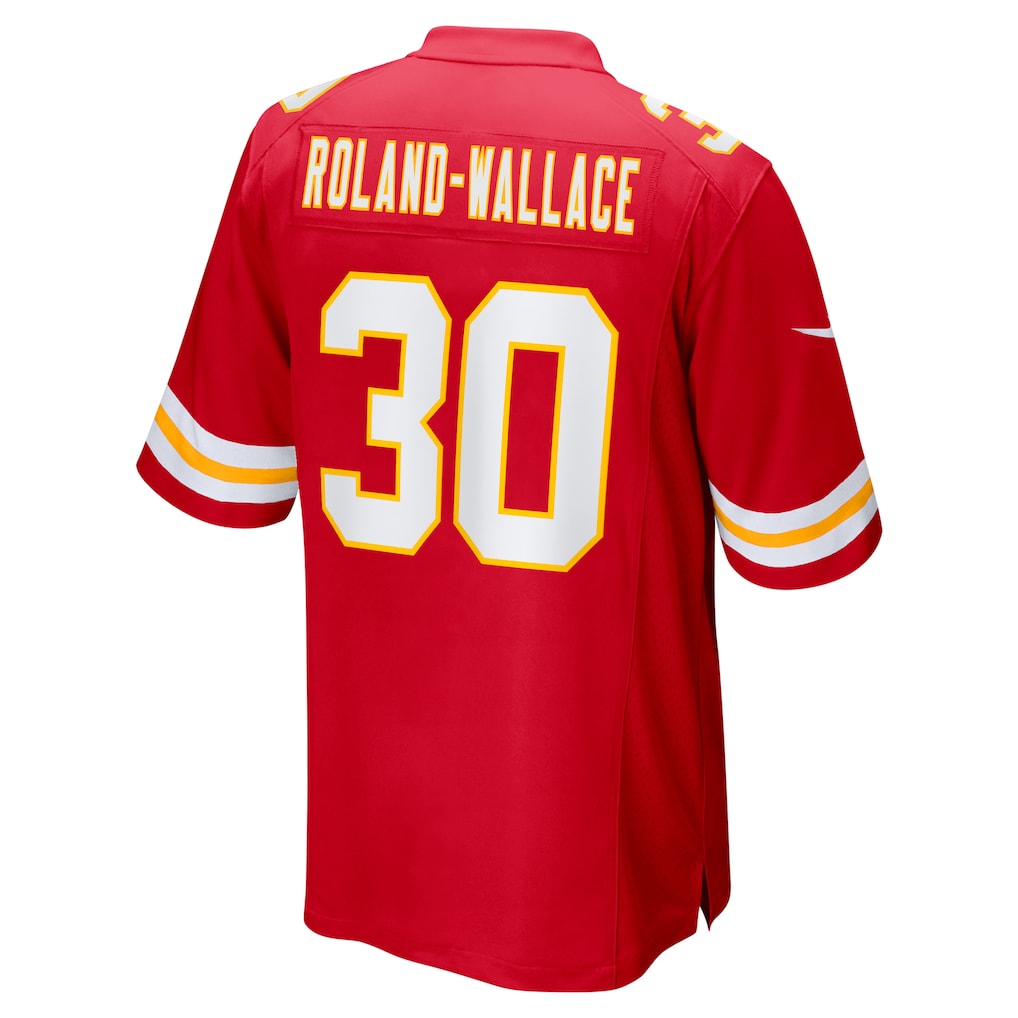Ndoa KC.Chiefs #30 Chris Roland-Wallace Red Game Jersey