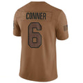 A.Cardinals #6 James Conner Player Brown Limited Salute To Service Game Ndoa Stitched Jerseys