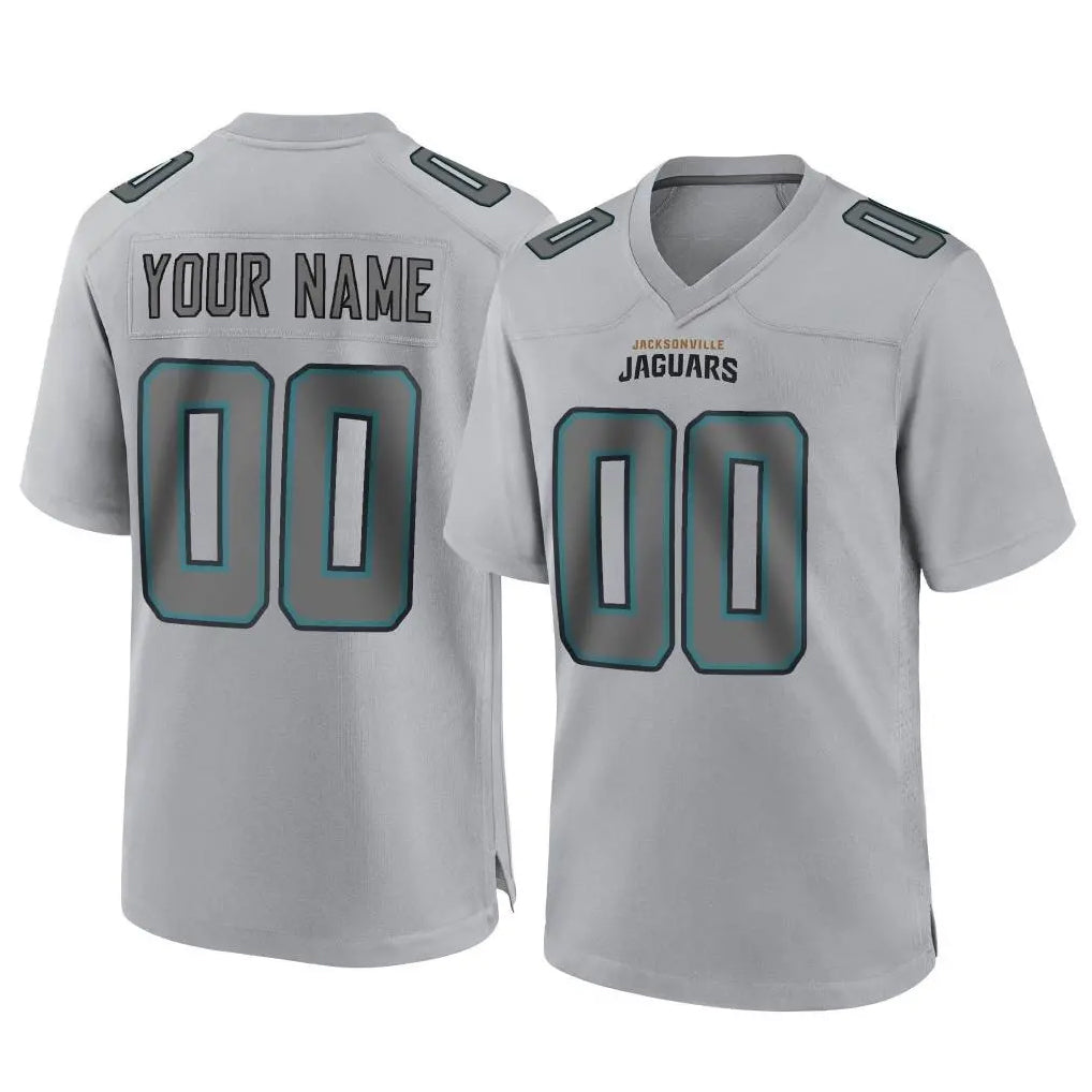 Custom J.Jaguars Gray Atmosphere Fashion Home Game Any Name & Numbers Ndoa Stitched Jerseys