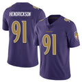 B.Ravens #91 Trey Hendrickson Player Purple Color Vapor Untouchable Limited Ndoa Stitched Jerseys