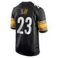Ndoa P.Steelers #23 Darius Slay Black Team Game Jersey