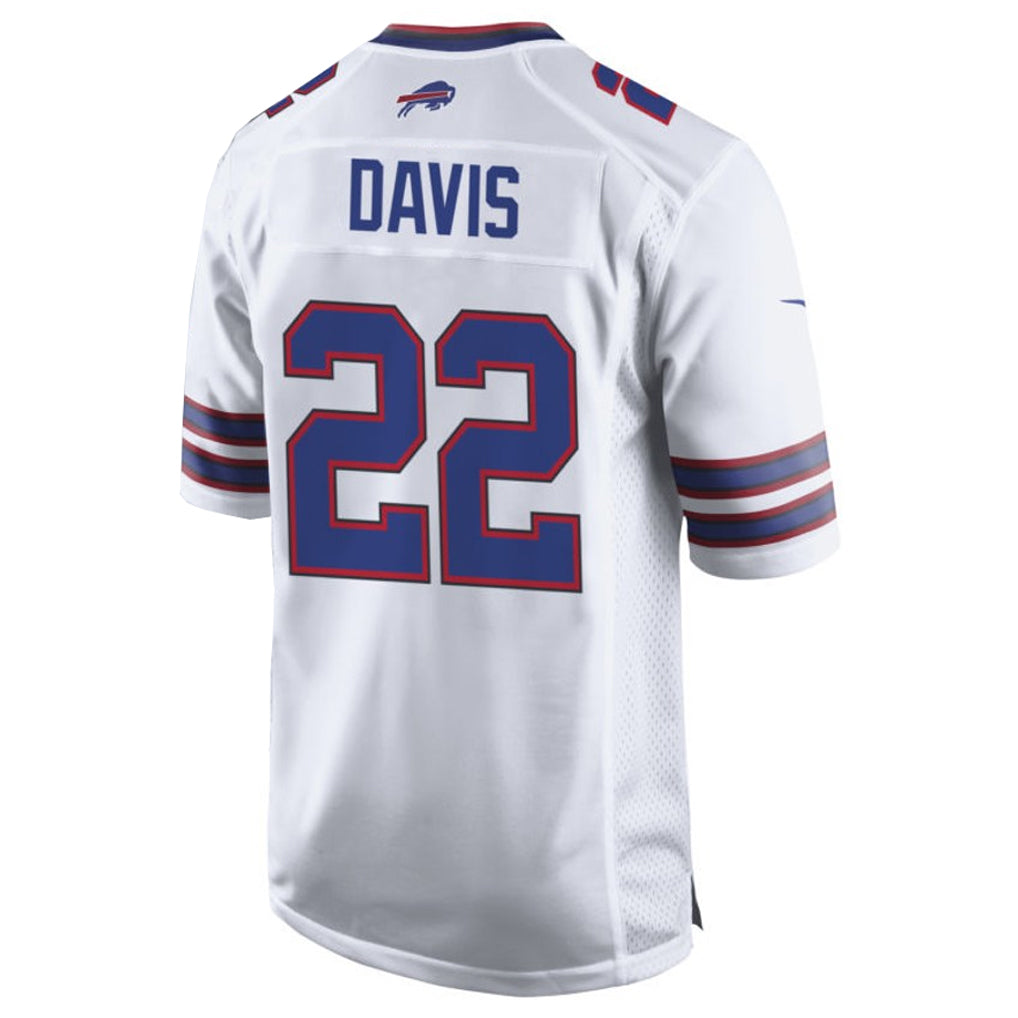 B.Bills #22 Ray Davis Player White Home Game Ndoa Stitched Jerseys