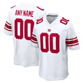 Custom NY.Giants White Home Game Any Name & Numbers Ndoa Stitched Jerseys